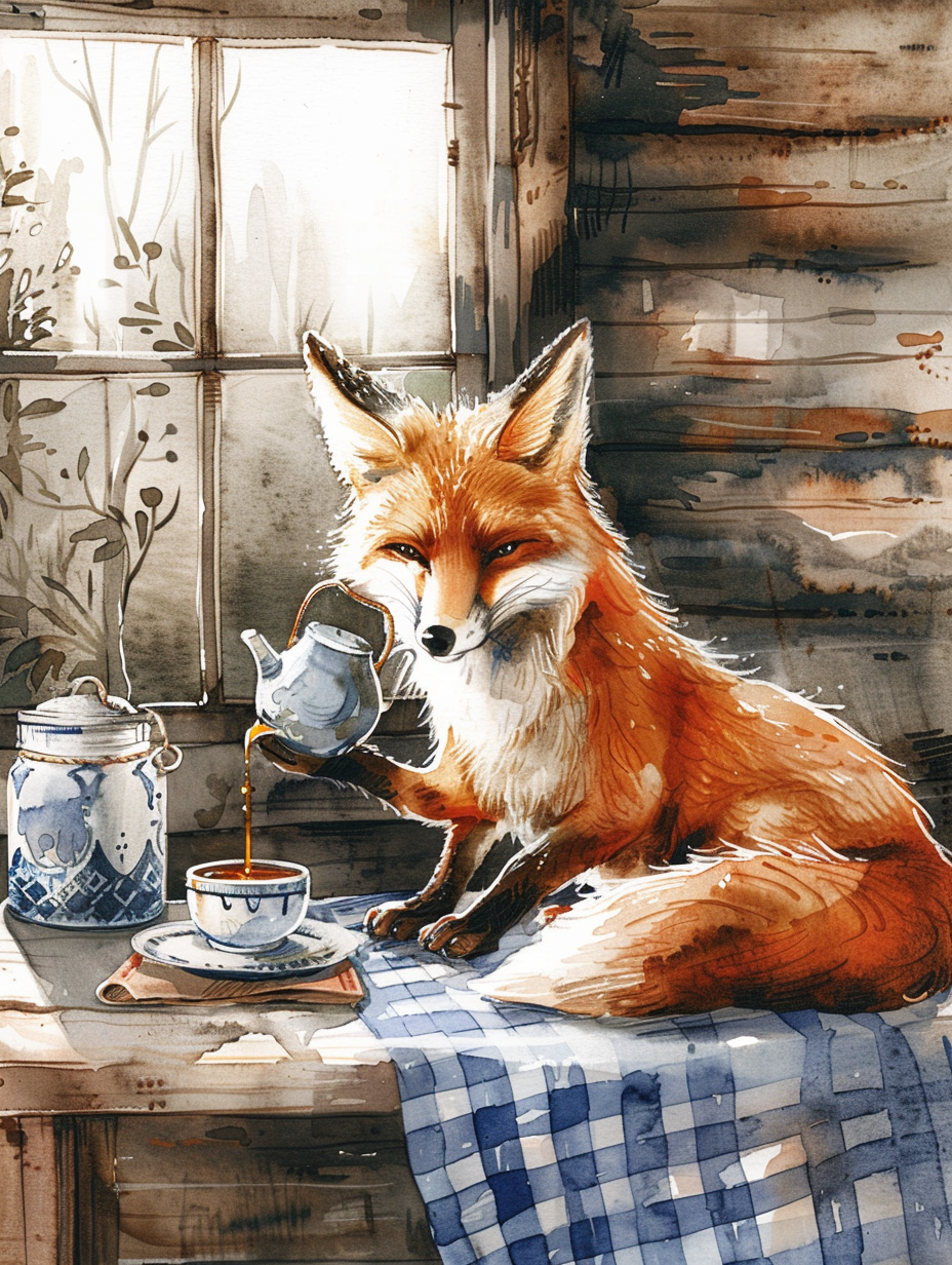 Fox Tea Moment